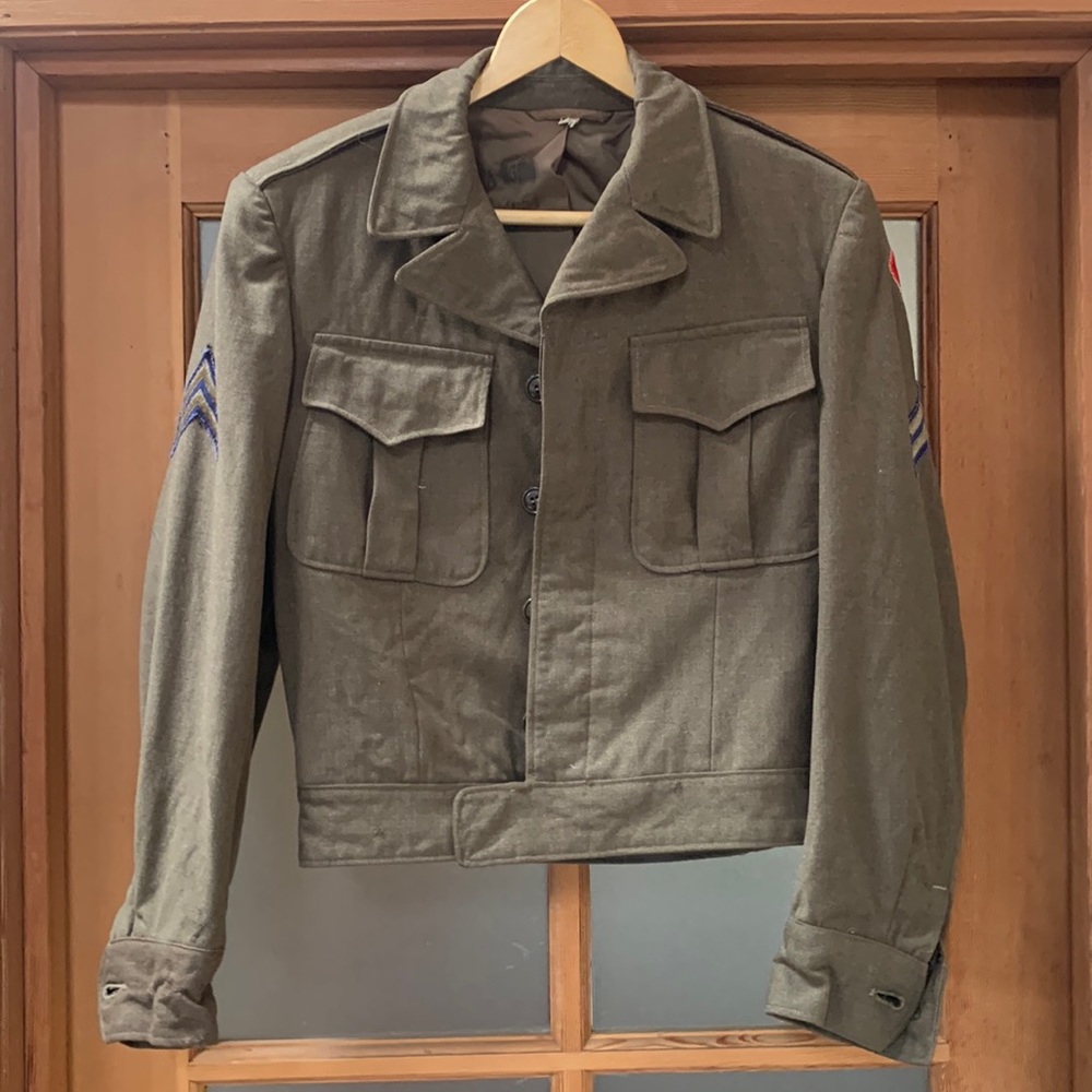 Authentic vintage army jacket